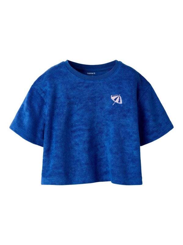 Name it blauwe sponsen t-shirt