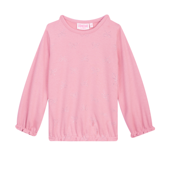 Someone - Longsleeve strikjes roze