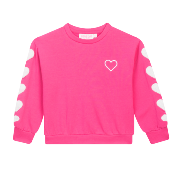 Someone - Sweater hartjes mouwen