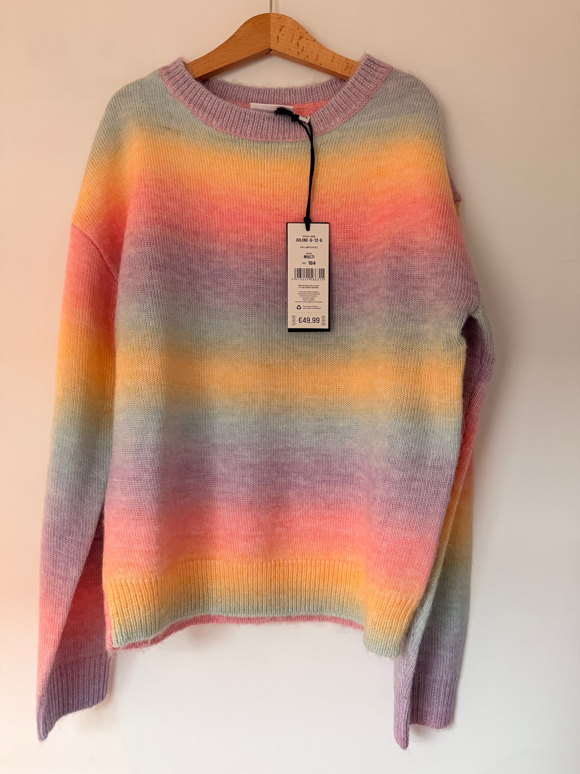 Awesome trui regenboog