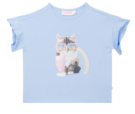 Someone - T-shirt Kat blauw