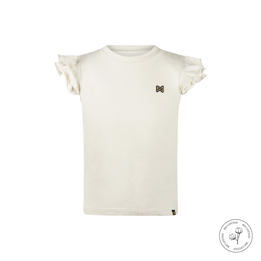 Koko Noko ecru t-shirt in biokatoen