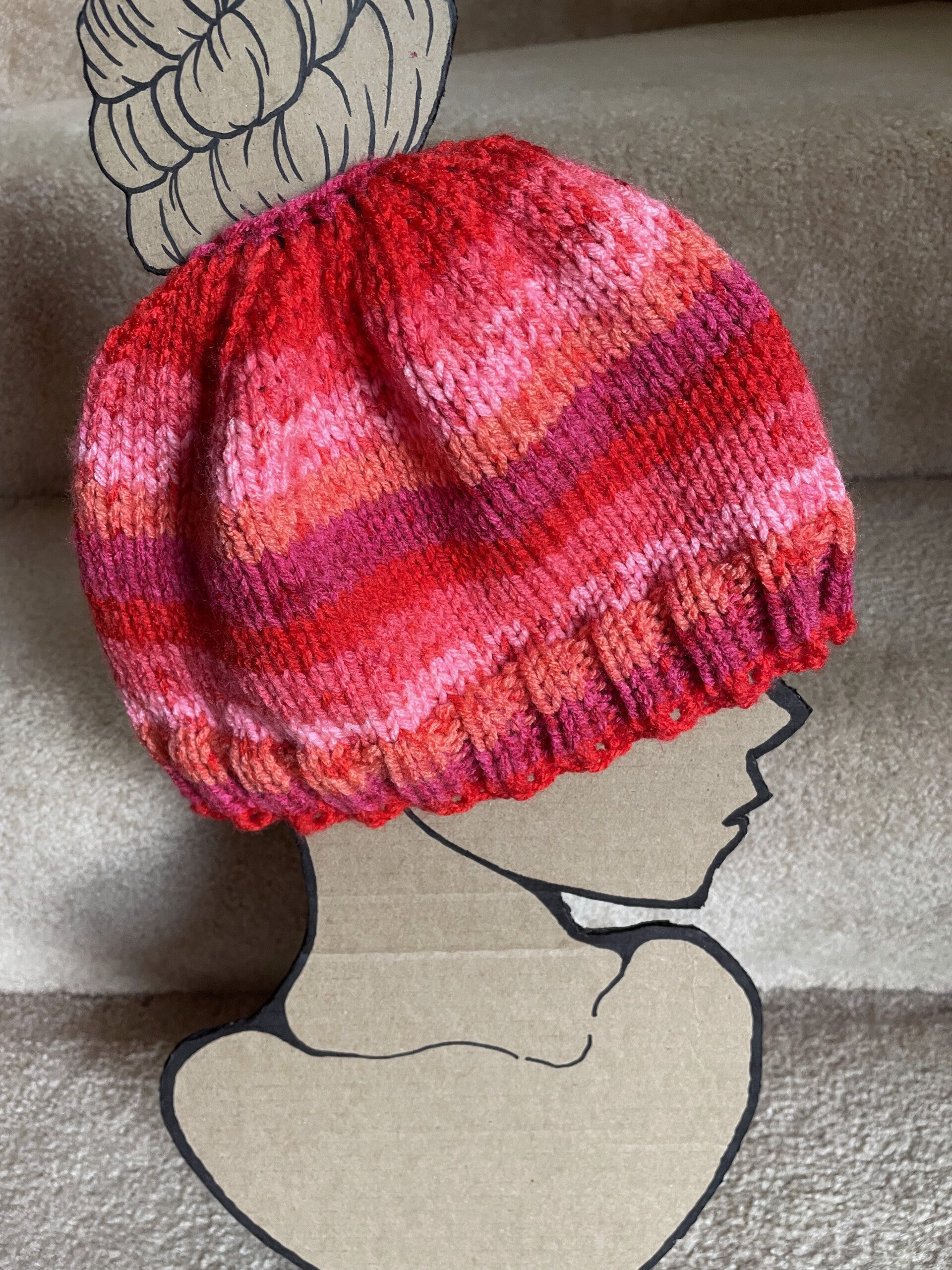 Messy Bun Hat - Tutti Fruiti 1