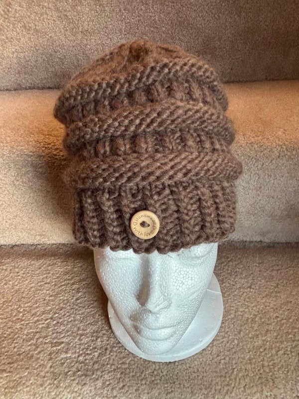 Boulder Beanie Adult Woman's Hat - Brown