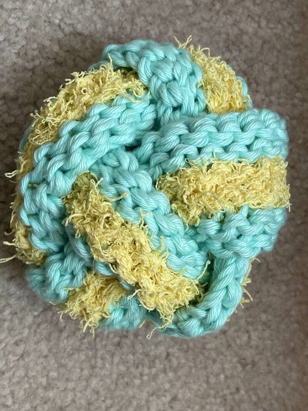 Bath Scrubber - Green & Yellow