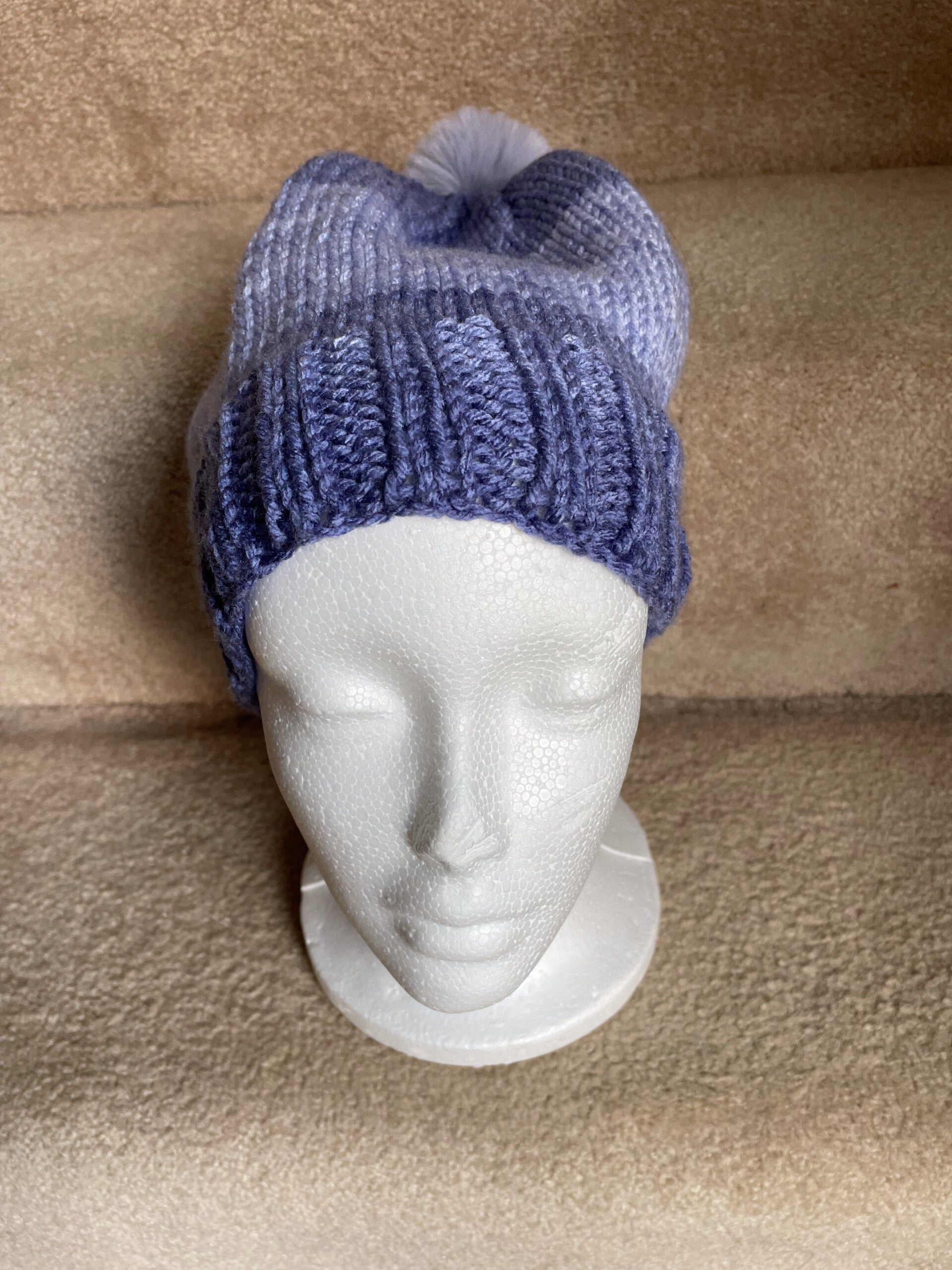 Child Sized Hat - Blue Stripes