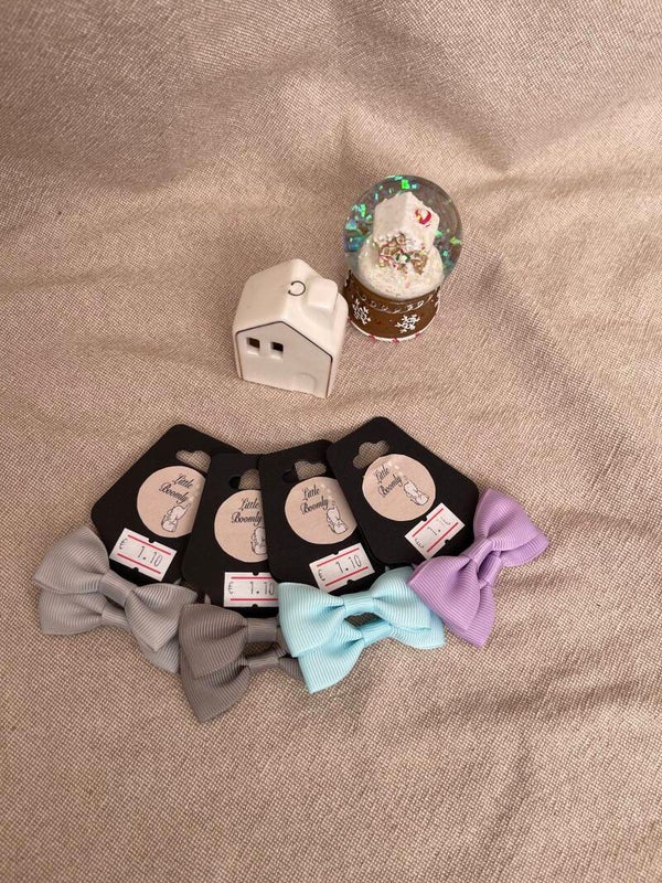 Haarelastiekjes met strik div. kleuren