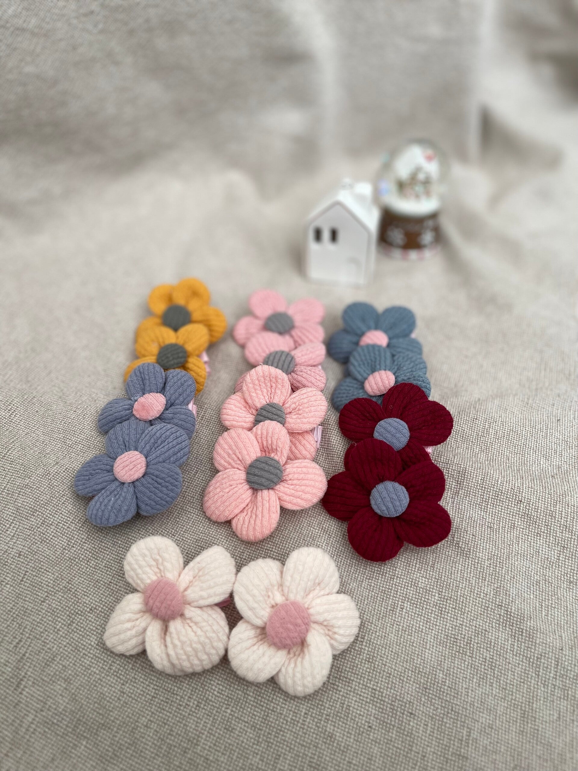 Haarspeld bloem div. kleuren