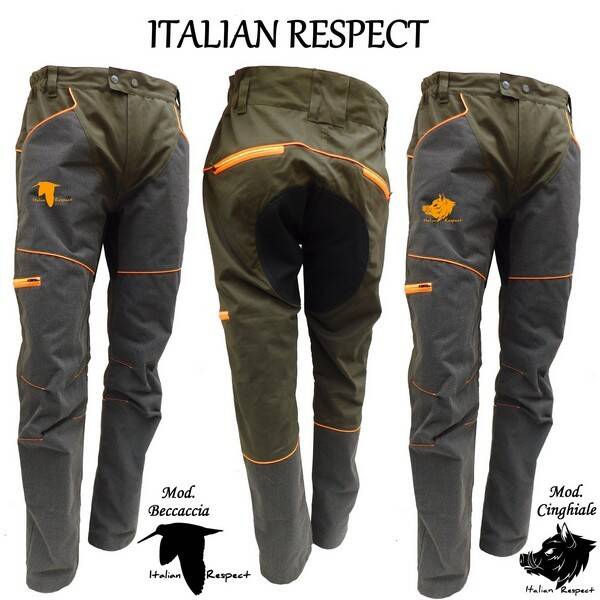 PANTALONE ITALIA RESPECT RICAMO CINGHIALE