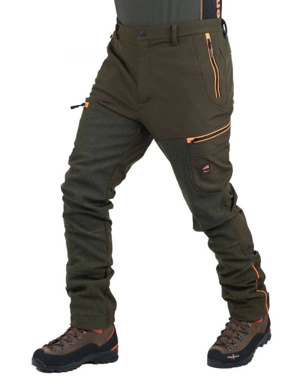 PANTALONE MASSERIA CON STRISCE ARANCIO