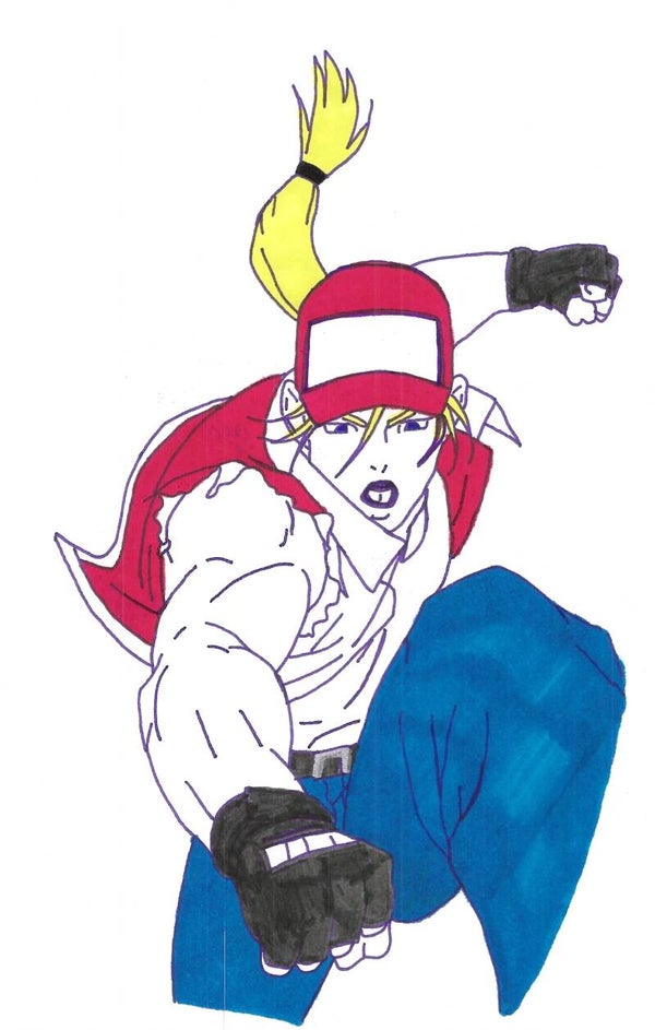Full color Terry bogard 8 by 10