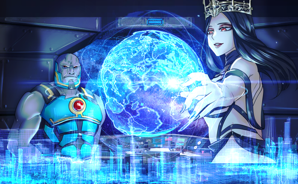 Promotional piece Veno and Darkseid 8 by 10