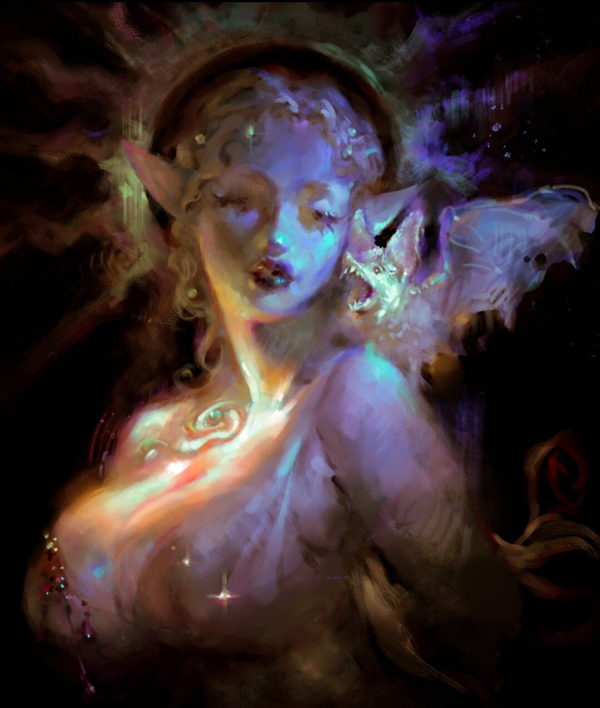 Ophelia Valentine sketch 11x17"