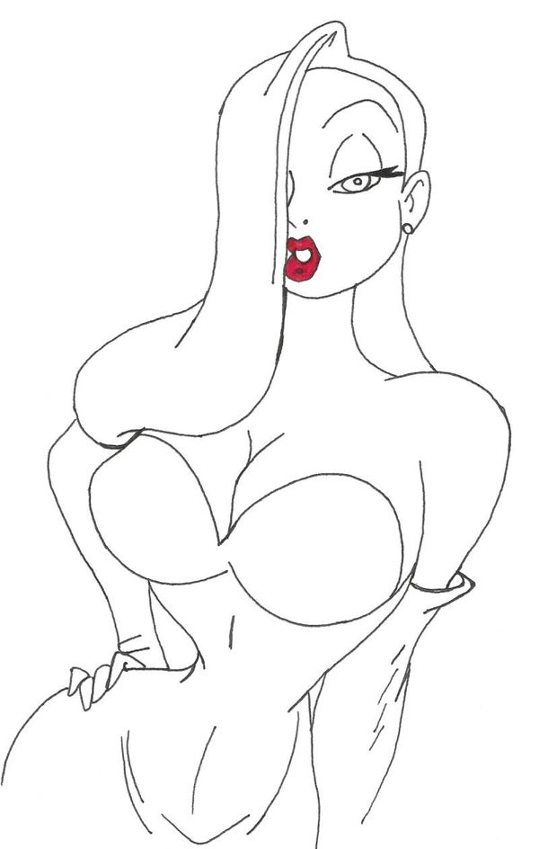 Jessica rabbit 8 by 10