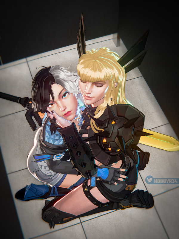 Luna Snow, Magik - Doomed Yuri 11x17" marvel rivals