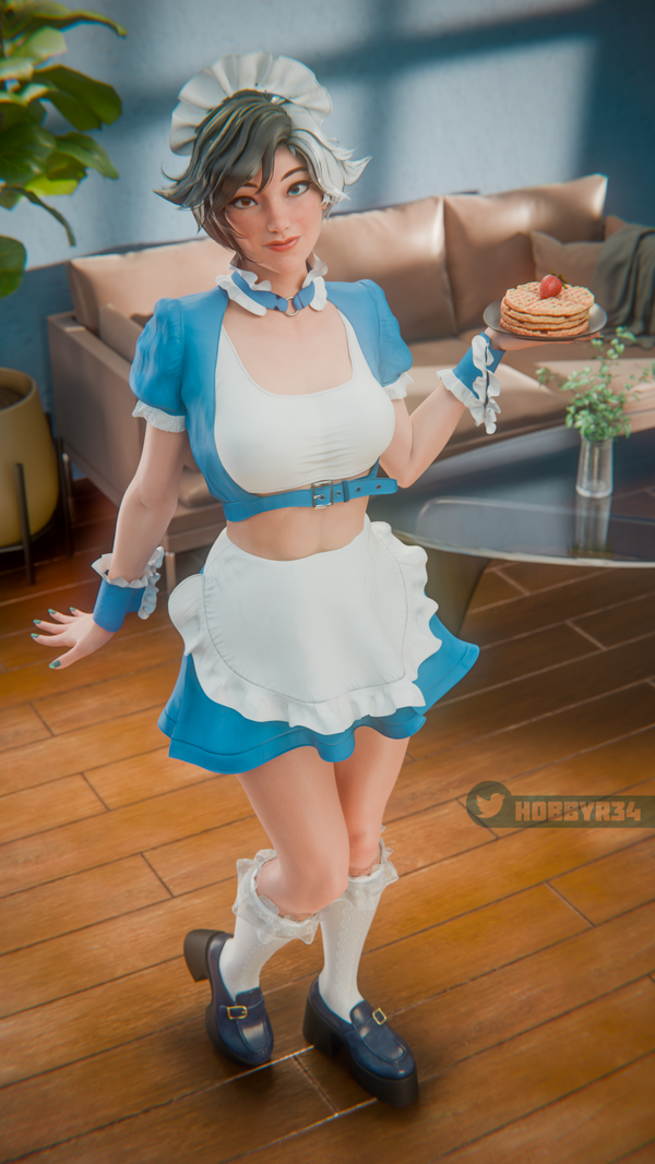 Luna Snow - Maid (SFW) 11x17" marvel rivals