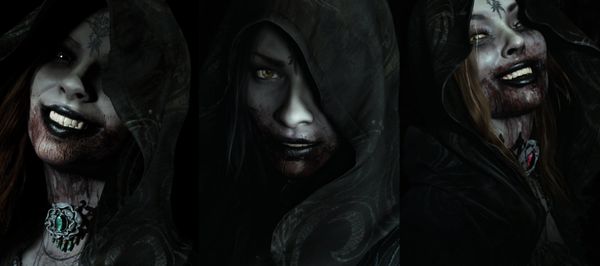 The 3 daughters 11x17" resident Evil