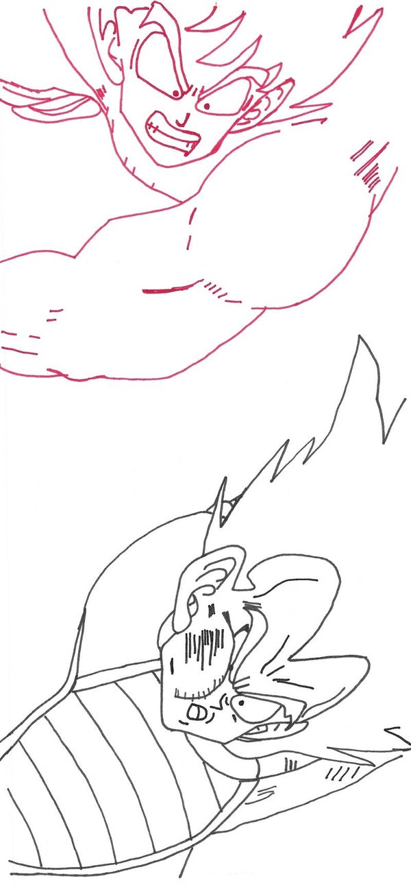 Vegeta vs Goku 8 by 10