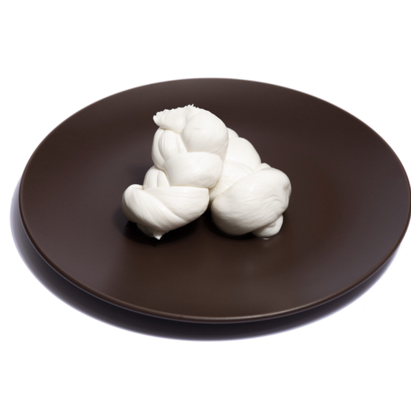 "Fresh Local Treccia Mozzarella – Braided Excellence of Italian Dairy"
