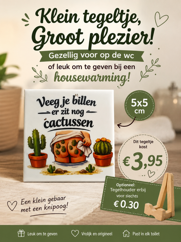 Tegeltje cactussen