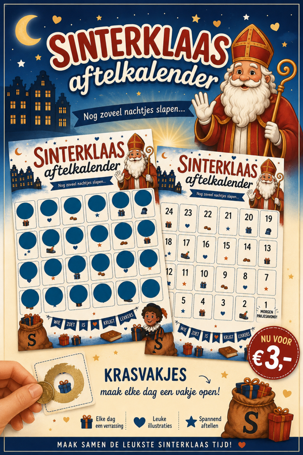 Aftelkalender sinterklaas