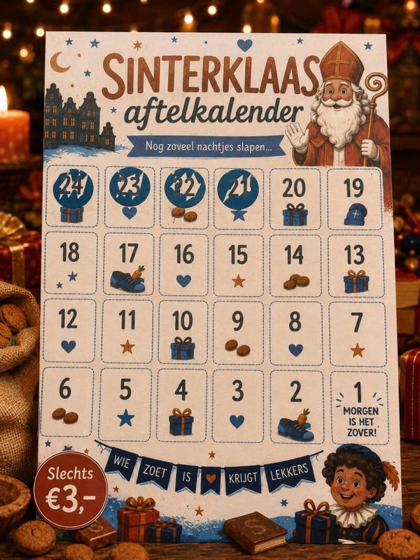Aftelkalender sinterklaas