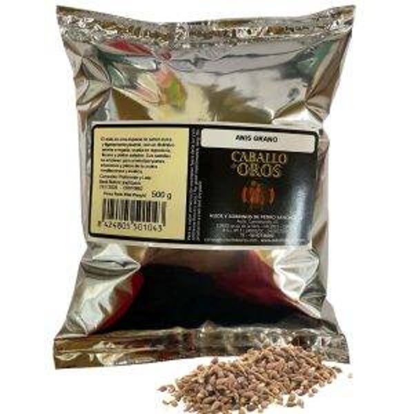 anís en grano diferentes tamaños