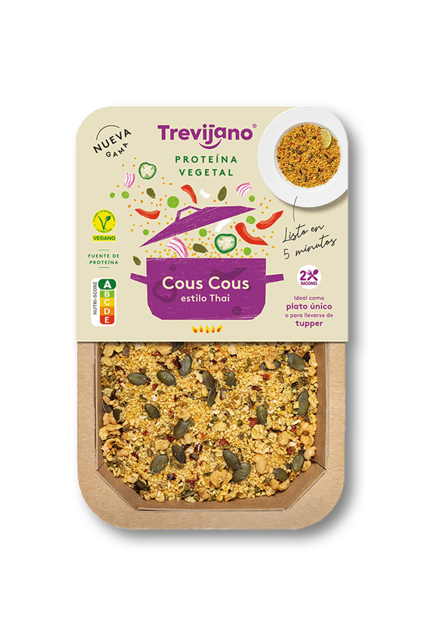 COUS-COUS AL ESTILO THAIS /PROTEINA VEGETAL