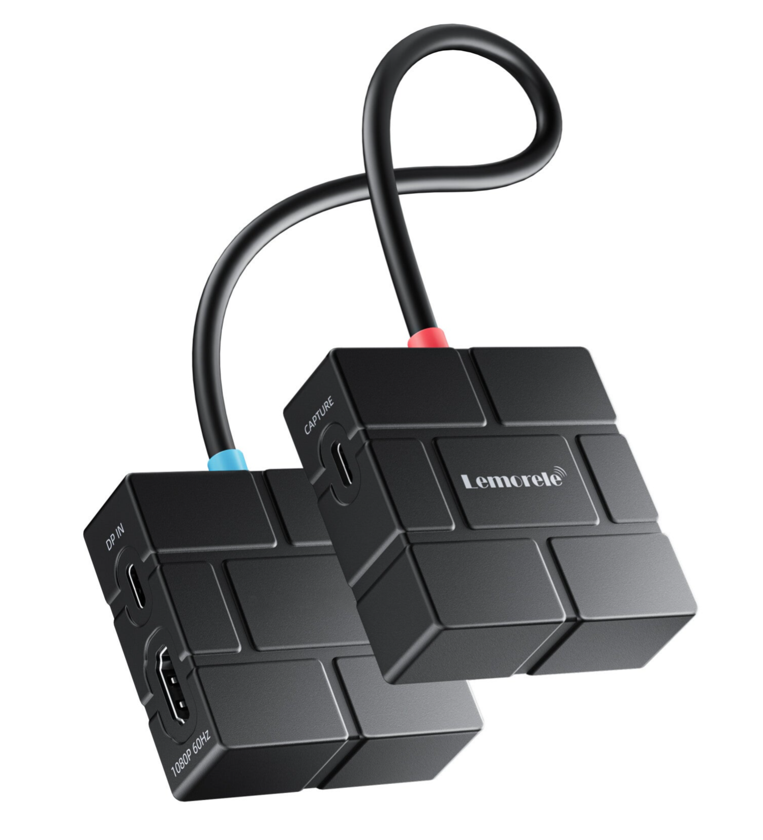 Lemorele AC12 Video Capture Card + Hub + Magnetisch
