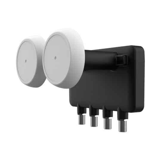 Inverto Monoblock Quad LNB – 4 uitgangen – UHD 4K/8K – DiSEqC 1.0 – Voor Astra & Hotbird – IDLM-QDM410-MNO006-8PX