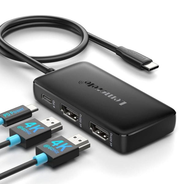 Lemorele HD42 - USB-C naar Dual HDMI Adapter