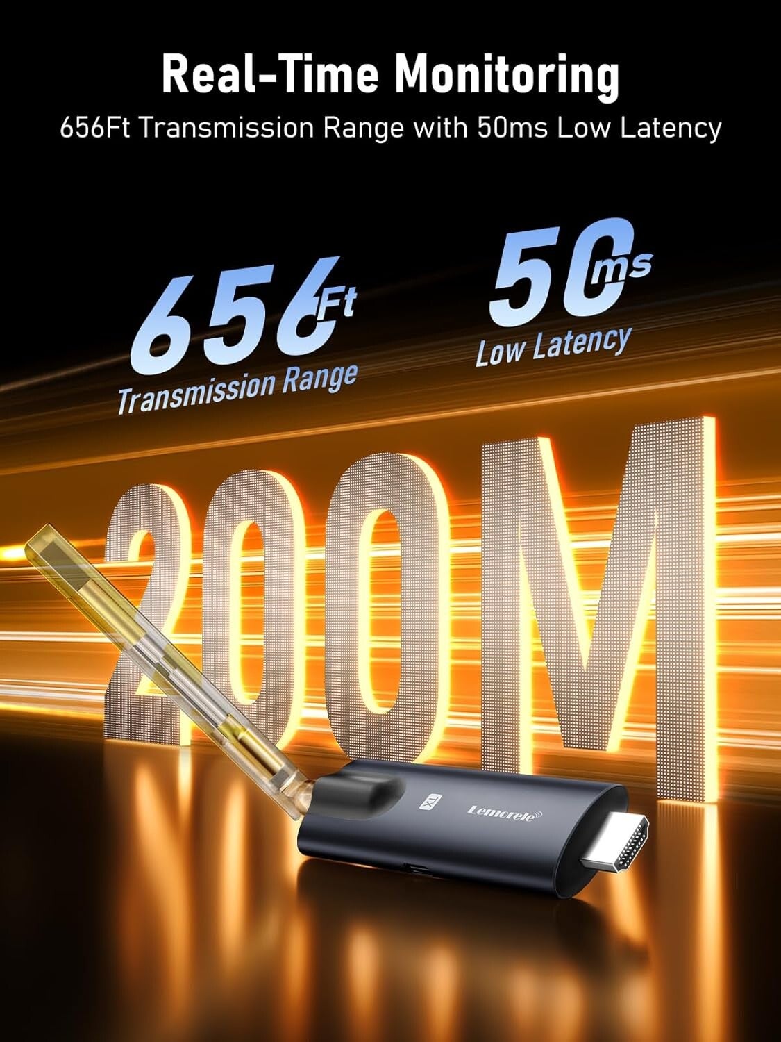 Lemorele R1040 Wireless HDMI Set – 1 TX & 4 RX