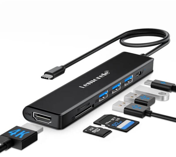 Lemorele TC70L - 7 in 1 USB C Hub