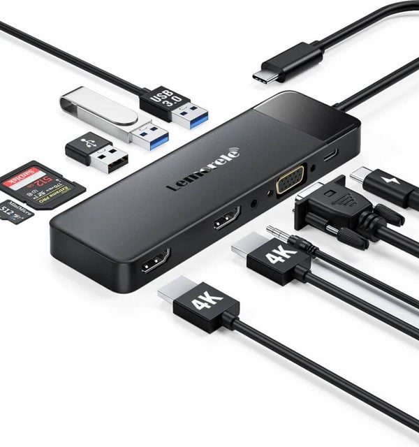 Lemorele TC94 10-in-1 USB-C Docking Station