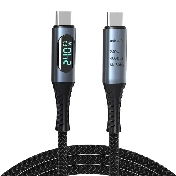 Naova USB-C Thunderbolt 4 Kabel - 240W Snelladen