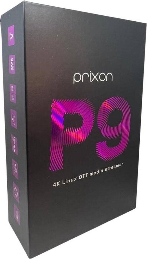 Prixon P9 Linux IPTV Set Top Box – 4K IPTV Streamer