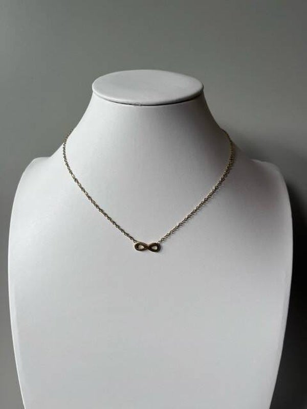 Infinity ketting goudkleurig