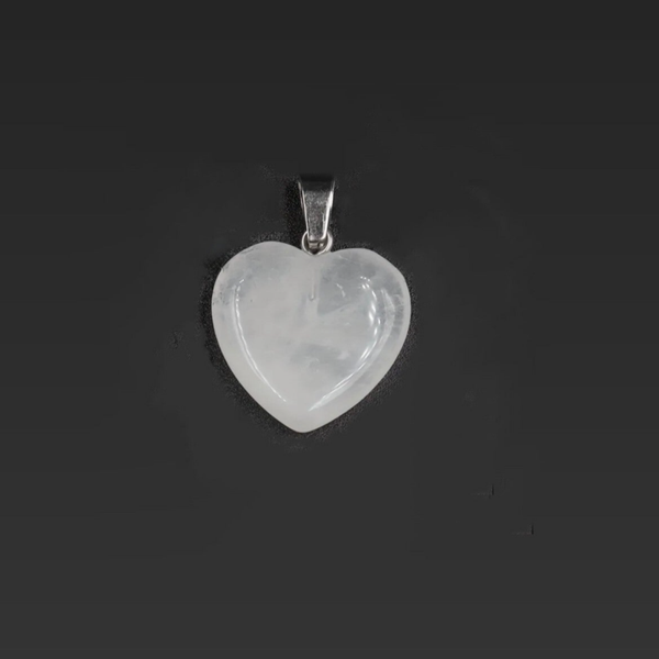Bergkristal hanger hartje
