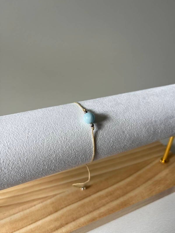 Aquamarijn armband