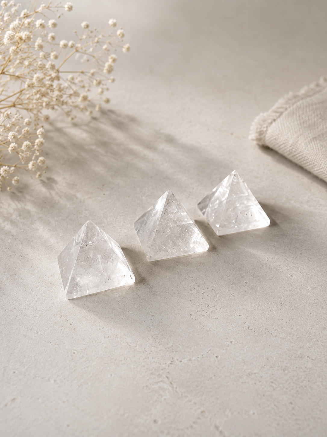 Bergkristal piramide
