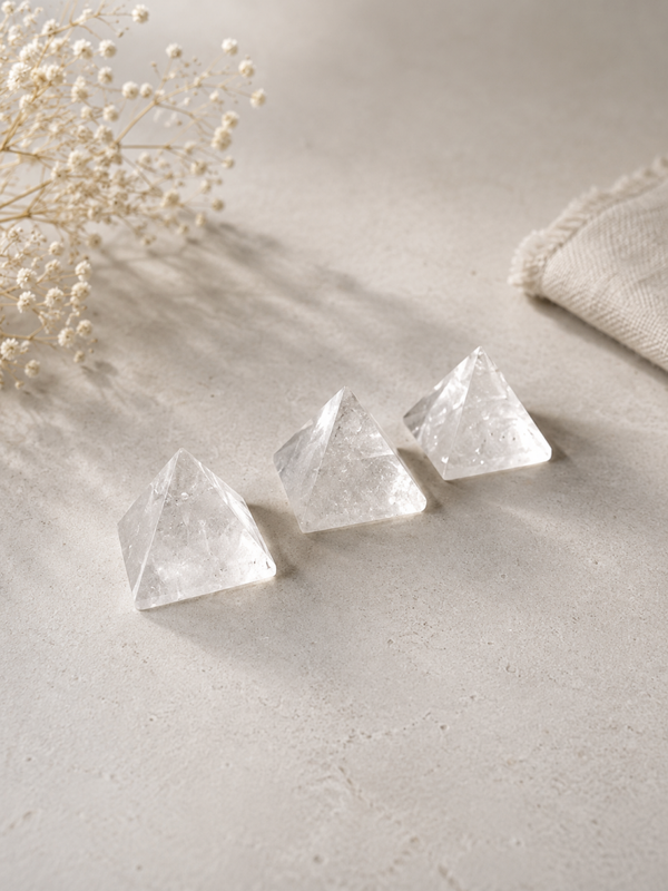 Bergkristal piramide