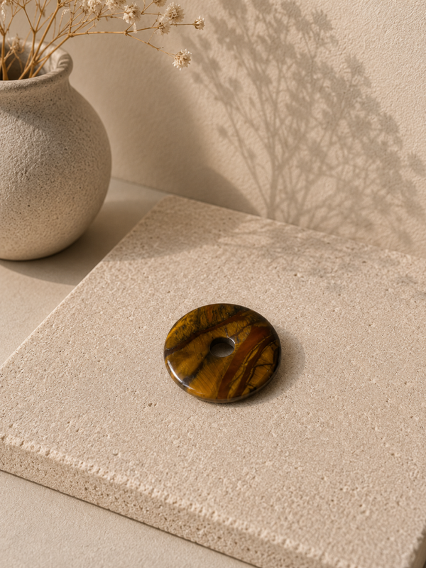 Tijgeroog donut hanger