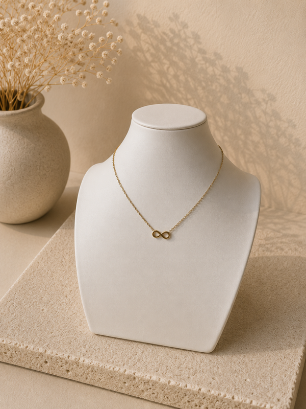 Sale! Infinity ketting goudkleurig