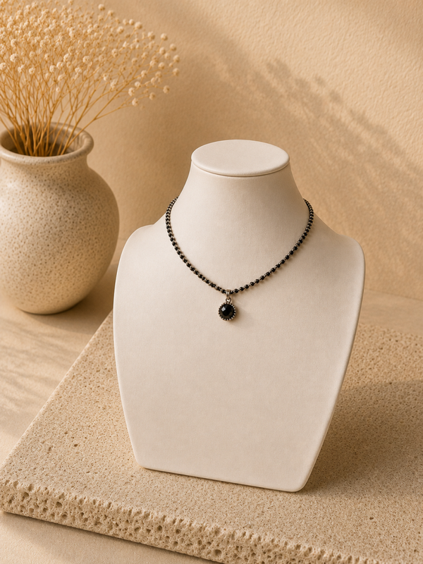 Rookkwarts hanger ketting