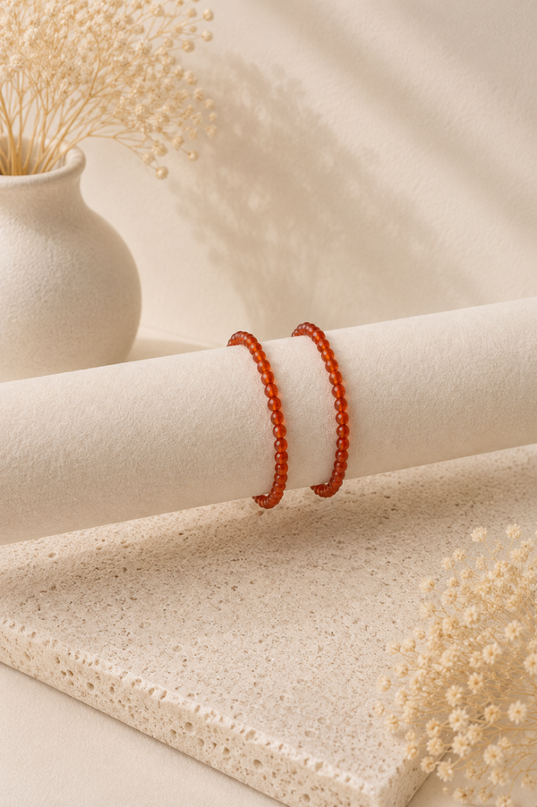 Carneool kralenarmband