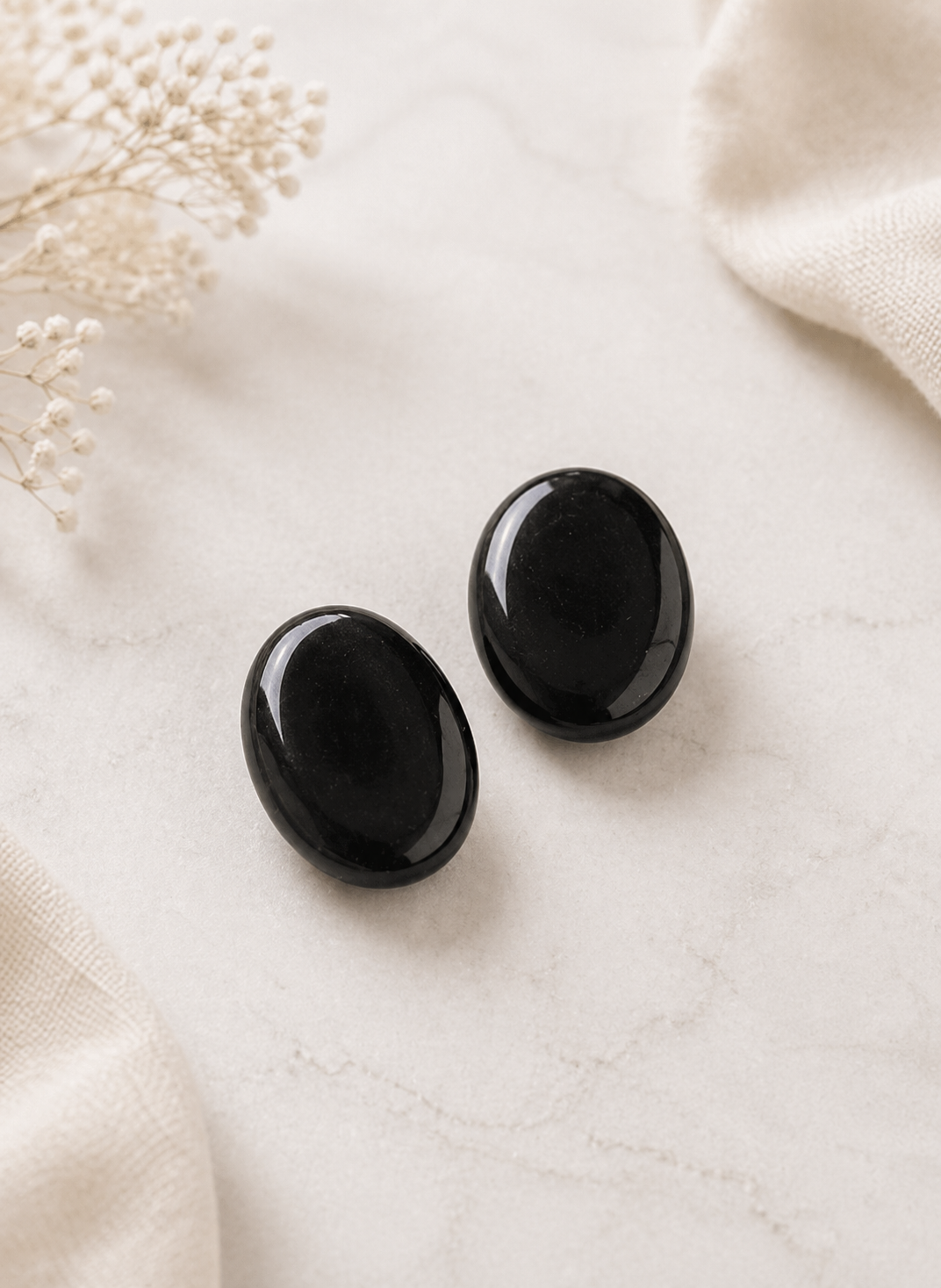 Obsidiaan Zwart Zaksteen