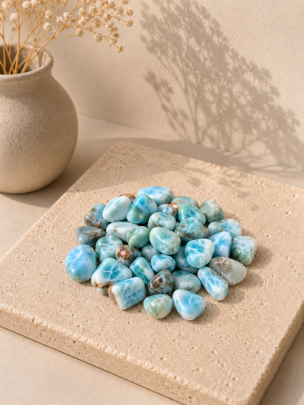Larimar Trommelstenen