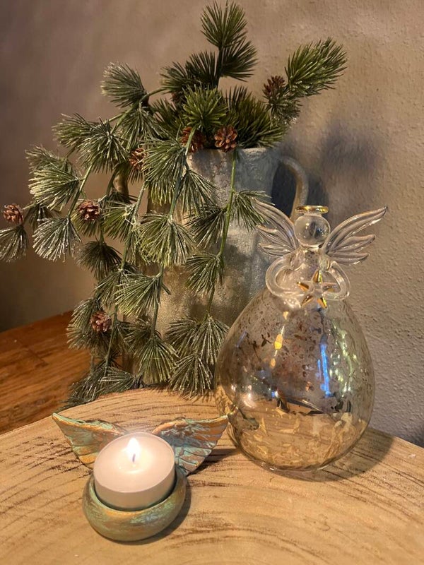 Waxinelichthouder Engelenvleugels