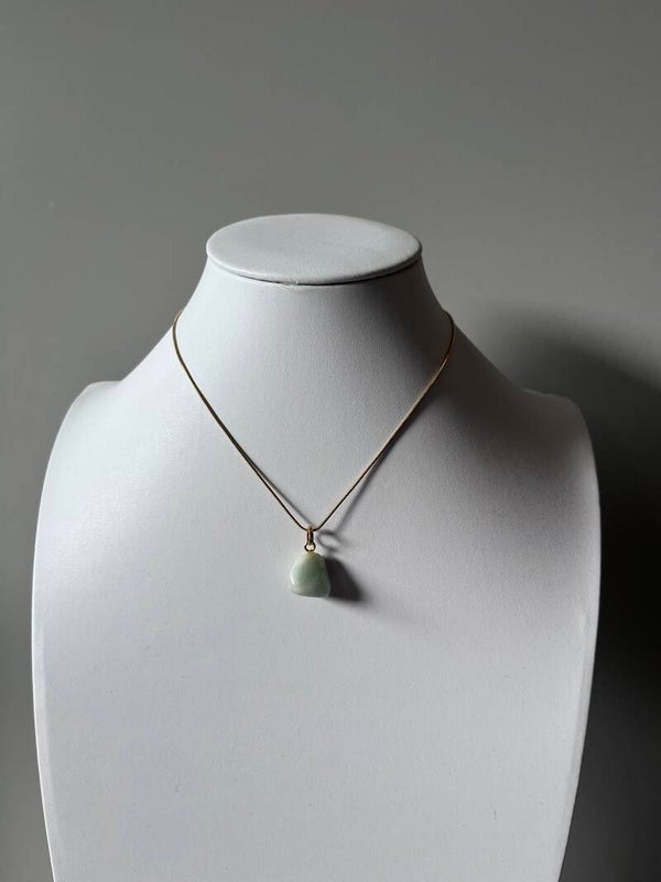 Goudkleurige Ketting met Amazoniet Hanger