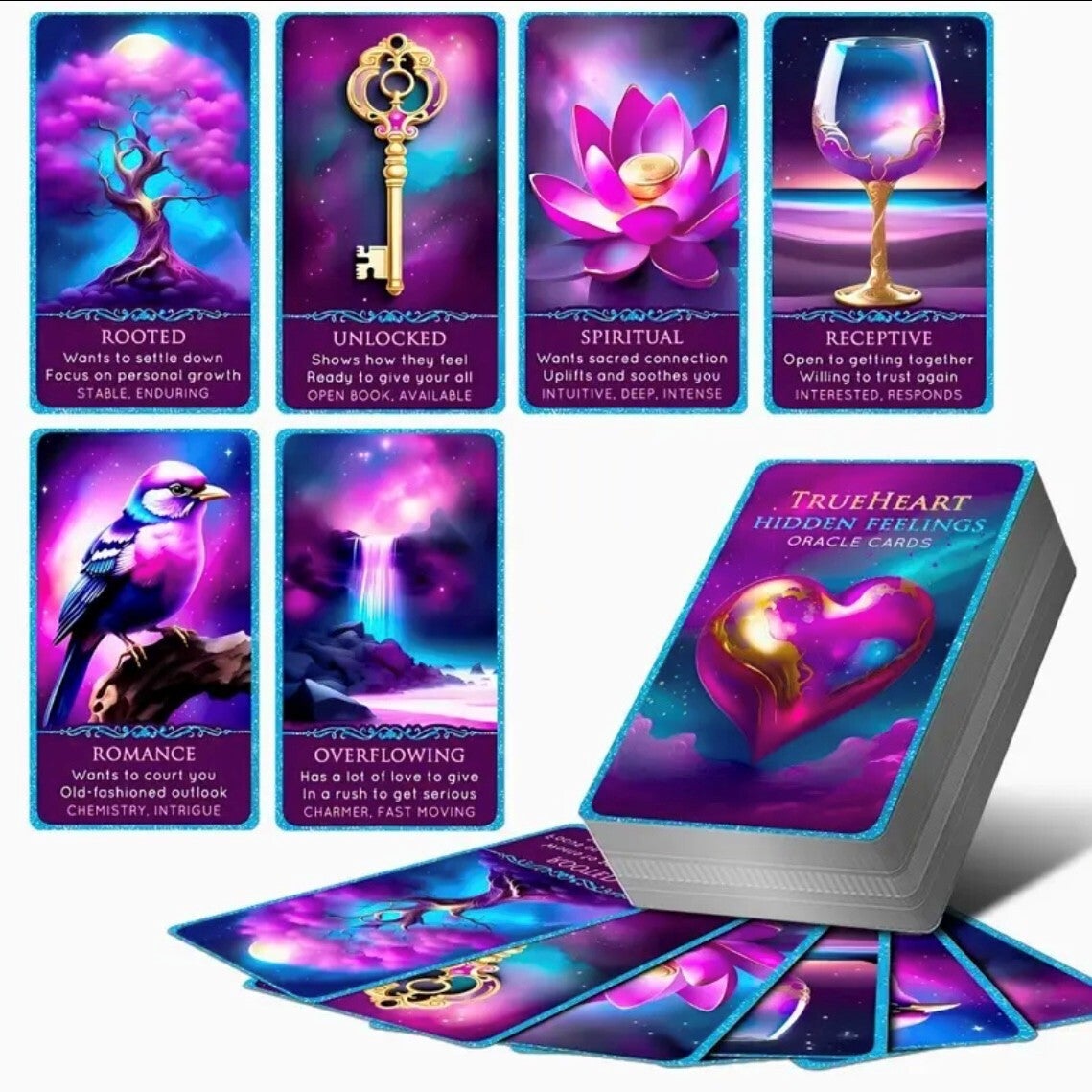 True Hearts Hidden Feelings Oracle Cards